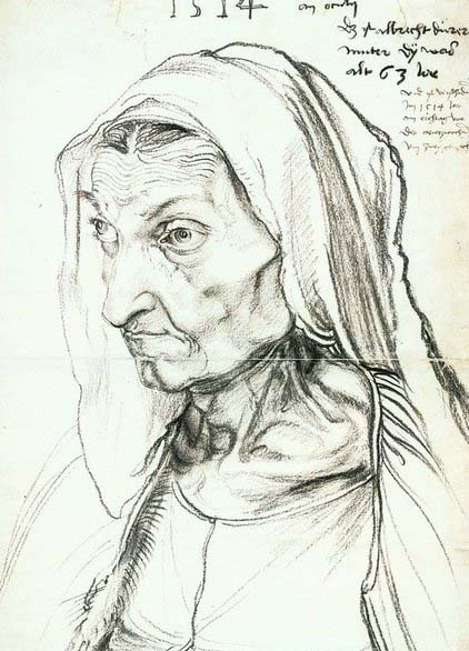 Albrecht Durer Portrait of the Artist's Mother